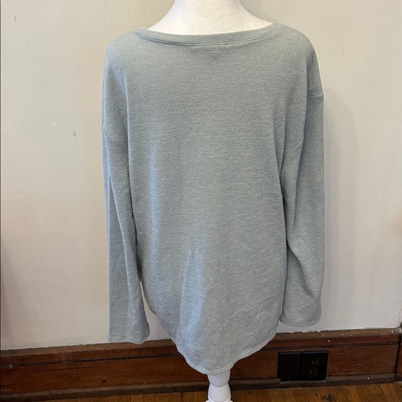 INC International Concepts pale green tie waist sweater Size XL EUC - Picture 4 of 8